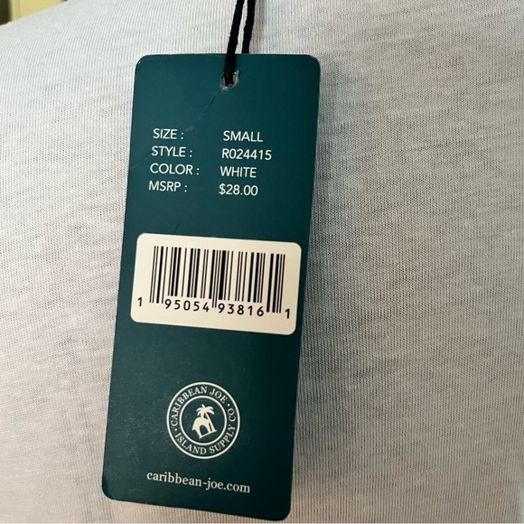 NWT Caribbean Joe Shell Theme Christmas T Shirt Small Novelty Print - Picture 4 of 6